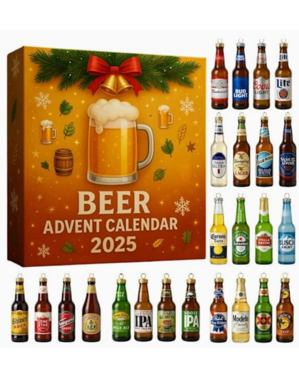 Whisky- og Øl-julekalender i miniformat – den perfekte gaven til den som “ikke ønsker seg noe”