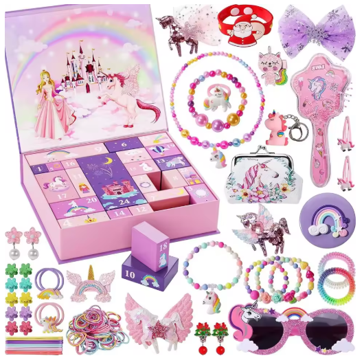 ✨ Glitrende Jule­drømmer – En magisk julekalender for deg som elsker glitter, rosa og overraskelser ✨